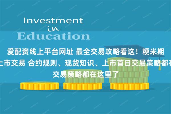 爱配资线上平台网址 最全交易攻略看这！粳米期货今日上市交易 合约规则、现货知识、上市首日交易策略都在这里了