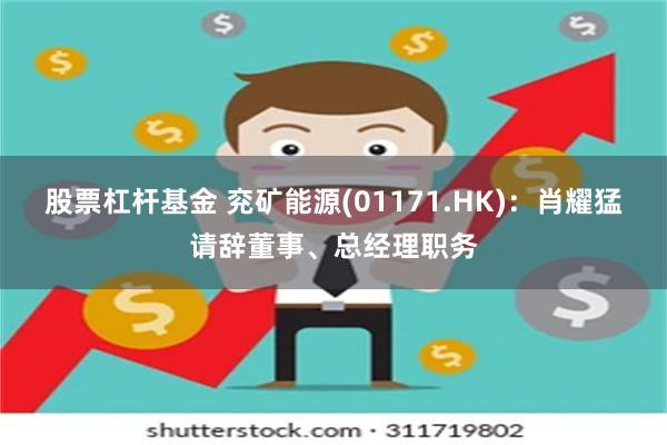 股票杠杆基金 兖矿能源(01171.HK)：肖耀猛请辞董事、总经理职务