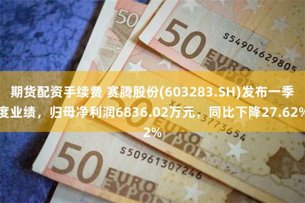 期货配资手续费 赛腾股份(603283.SH)发布一季度业绩，归母净利润6836.02万元，同比下降27.62%